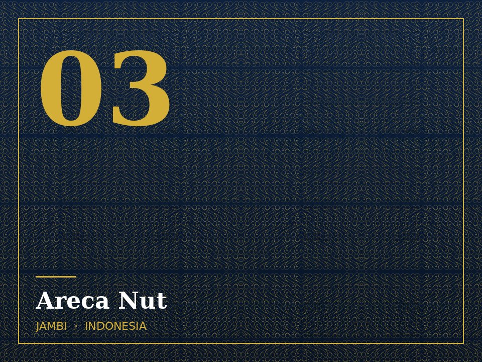 Areca Nut - Jambi